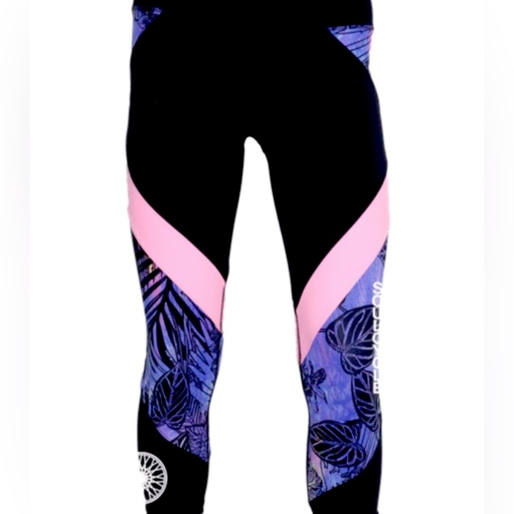 Soul cycle 
Wrap Around Print Capri